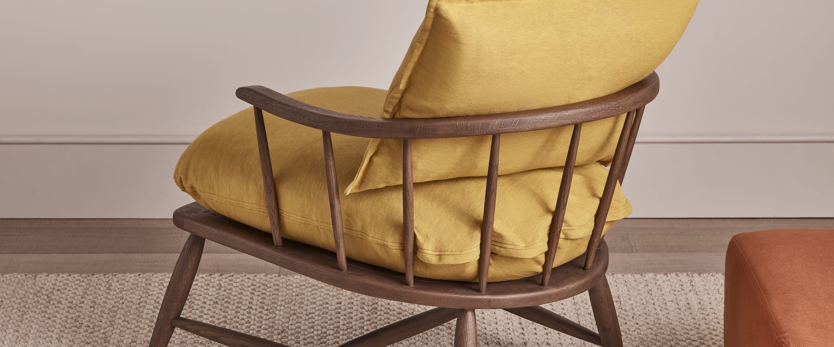 Nestins Accent Chair | Spindle Oak Occasional Chair | Loaf